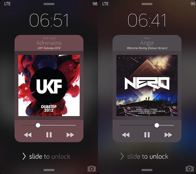 Redesigned iPhone music player now availble with Helius tweak