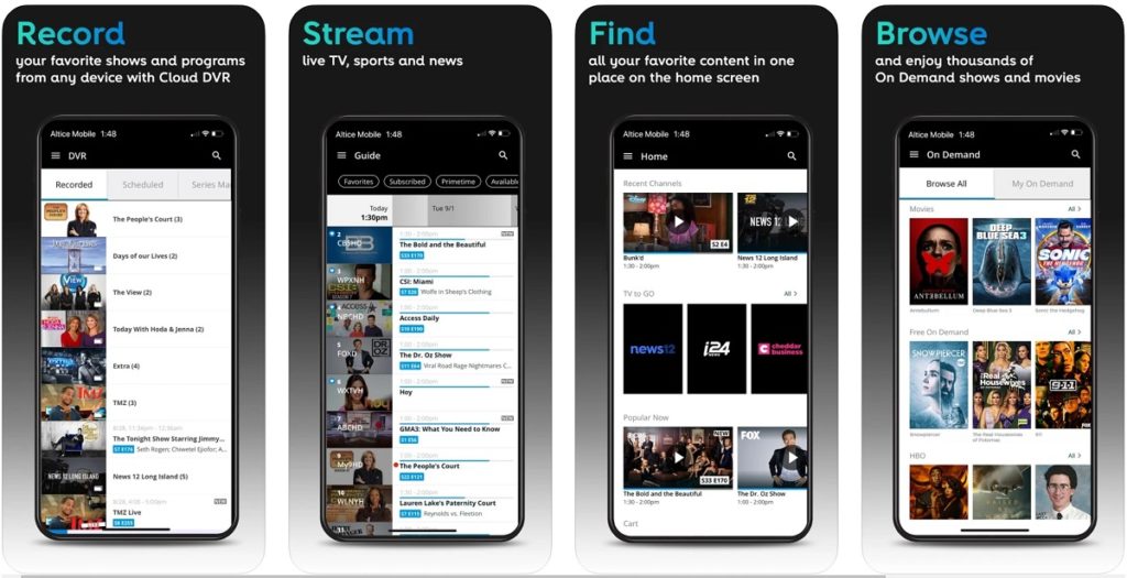 optimum app for smart tv