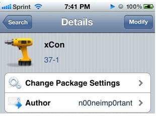 xCon Cydia