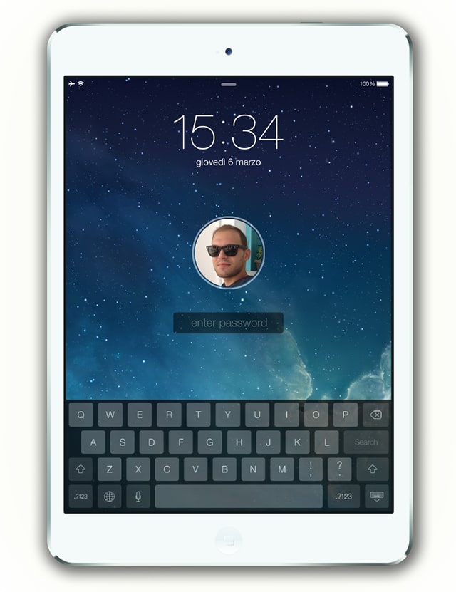 iPad user unlock