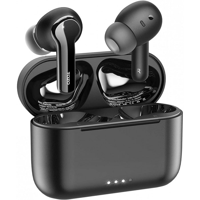 TOZO NC2 hybrid active noise cancelling wireless earbuds