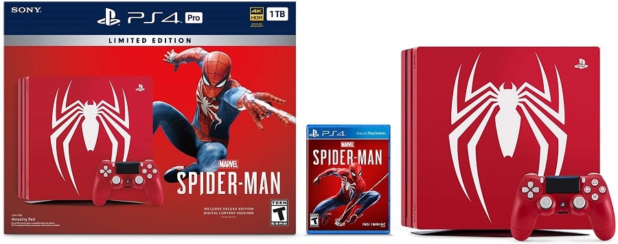 PlayStation 4 Pro 1TB Marvel's Spider-Man Bundle