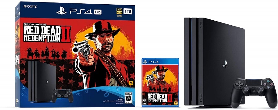 PlayStation 4 Pro 1TB Console - Red Dead Redemption 2 Bundle