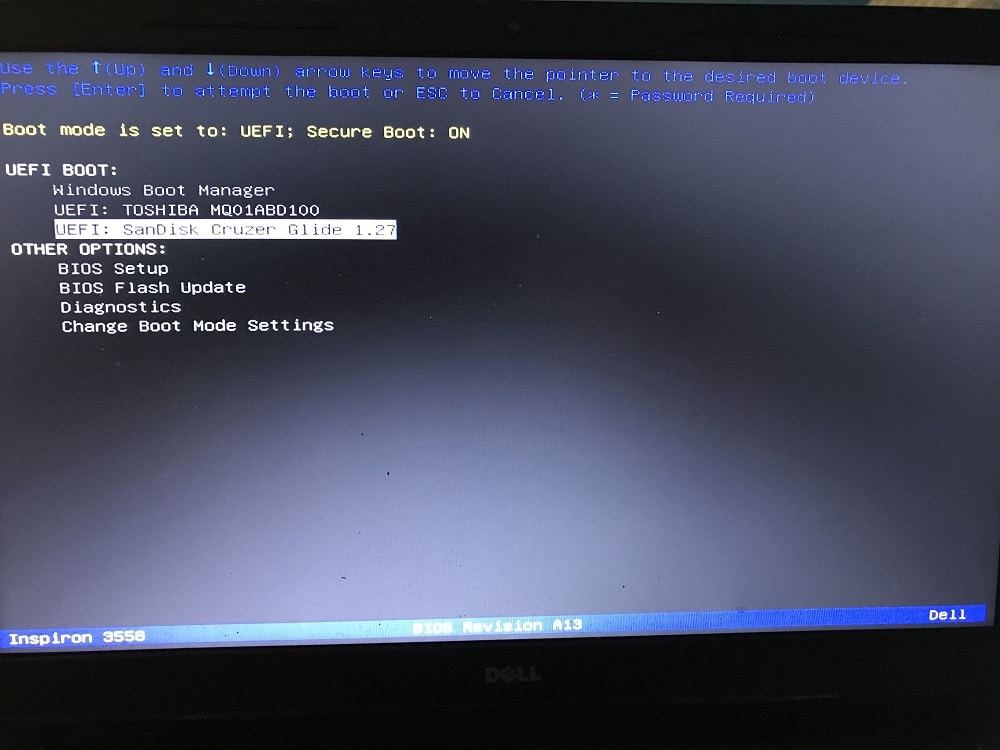Windows-11-Bootable USB Boot Menu