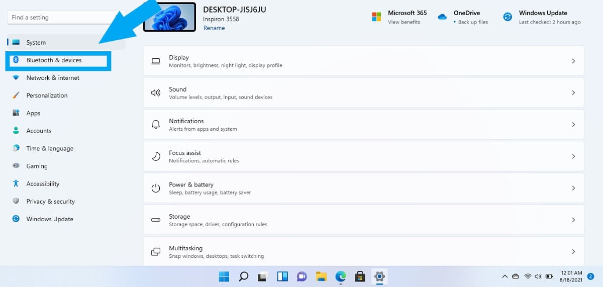 Windows 11 Bluetooth & devices