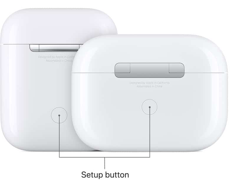 airpods pro setup button