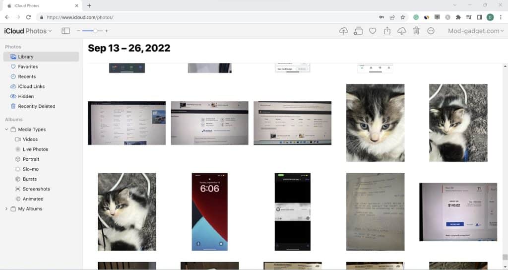 iCloud Download photos from iPhone to laptop