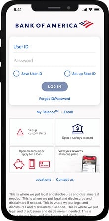 bofa mobile login