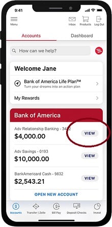 Bank of America check routing and account number
